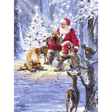 Load image into Gallery viewer, Christmas-Full Round Diamond Painting-30x40cm
