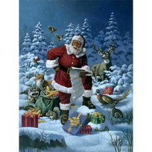 Load image into Gallery viewer, Christmas-Full Round Diamond Painting-30x40cm
