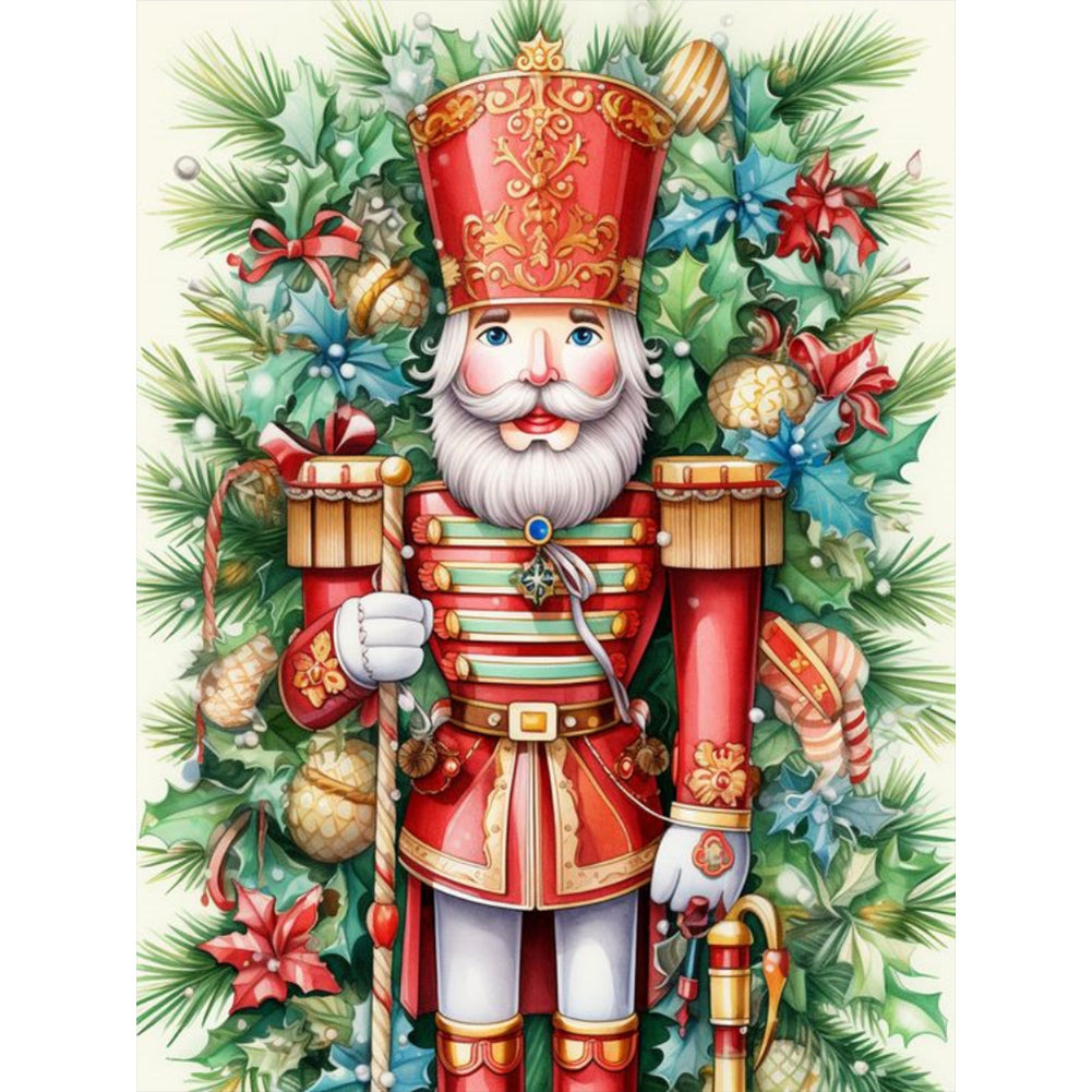 Nutcracker-Full Round Diamond Painting-30x40cm