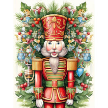 Load image into Gallery viewer, Nutcracker-Full Round Diamond Painting-30x40cm
