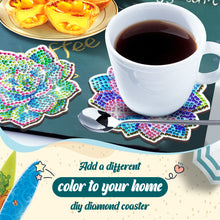 Load image into Gallery viewer, 6Pcs/Set Succulent Plants-Wooden Diamond Painting Coaster
