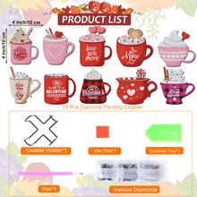 Load image into Gallery viewer, 10Pcs/Set Ice Cream-Wooden Diamond Painting Coaster
