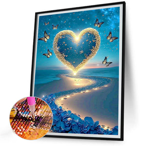 Love-Full Round Diamond Painting-30x40cm