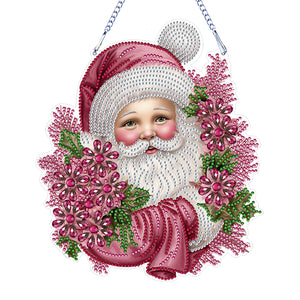 Christmas-Single Side Diamond Pendant