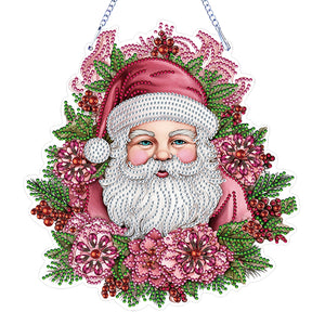 Christmas-Single Side Diamond Pendant