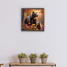 Load image into Gallery viewer, Bear-Full Round Diamond Painting-30x30cm
