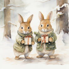 Load image into Gallery viewer, Rabbit-Full Round Diamond Painting-30x30cm
