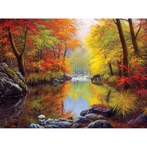 Landscape-Full Round Diamond Painting-40x30cm