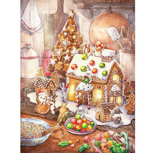 Christmas-Full Round Diamond Painting-30x40cm