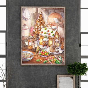 Christmas-Full Round Diamond Painting-30x40cm
