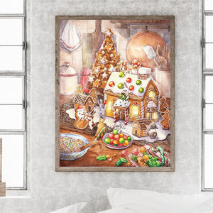 Christmas-Full Round Diamond Painting-30x40cm