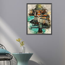 Load image into Gallery viewer, Watercolor Budapest-Full Round Diamond Painting-40x50cm

