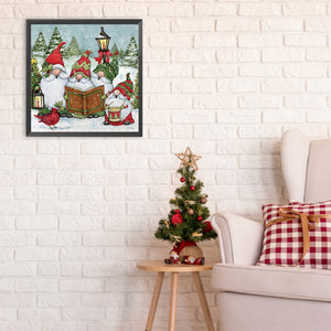 Gnome-Full Round Diamond Painting-30x30cm