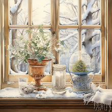 Load image into Gallery viewer, Winter Room-Full Round Diamond Painting-30x30cm
