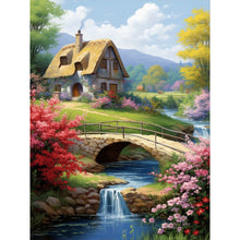 Load image into Gallery viewer, Country Cabin-Full Round Diamond Painting-30x40cm
