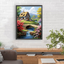 Load image into Gallery viewer, Country Cabin-Full Round Diamond Painting-30x40cm
