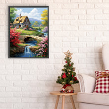 Load image into Gallery viewer, Country Cabin-Full Round Diamond Painting-30x40cm
