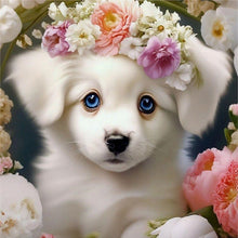 Load image into Gallery viewer, Animal Flower-Full Round Diamond Painting-30x30cm
