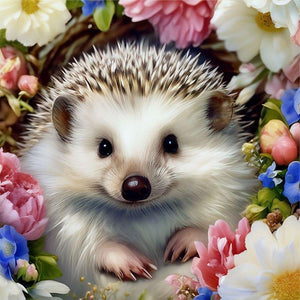 Animal Flower-Full Round Diamond Painting-30x30cm