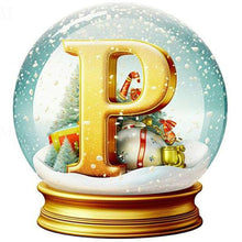 Load image into Gallery viewer, Christmas Crystal Ball M-Full Round Diamond Painting-50x50cm
