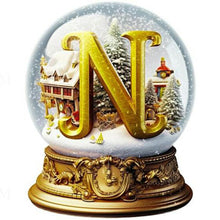 Load image into Gallery viewer, Christmas Crystal Ball W-Full Round Diamond Painting-30x30cm
