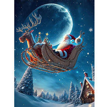 Load image into Gallery viewer, Christmas-Full Round Diamond Painting-30x40cm
