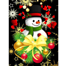 Load image into Gallery viewer, Christmas Snowman-Full Round Diamond Painting-30x40cm

