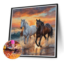Load image into Gallery viewer, Horse-Full Round Diamond Painting-40x40cm
