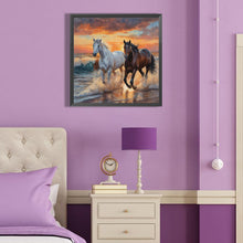 Load image into Gallery viewer, Horse-Full Round Diamond Painting-40x40cm
