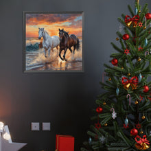 Load image into Gallery viewer, Horse-Full Round Diamond Painting-40x40cm
