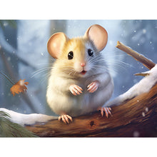 Load image into Gallery viewer, Snow Animal Squirrel-Full Round Diamond Painting-40x30cm
