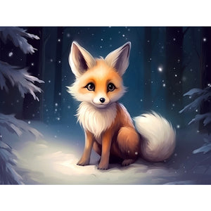 Rabbit-Full Round Diamond Painting-40x30cm