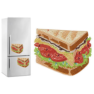 Fast Food-DIY Magnets Refrigerator