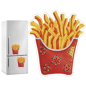 Fast Food-DIY Magnets Refrigerator