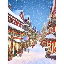 Load image into Gallery viewer, Christmas-Full Round Diamond Painting-30x40cm
