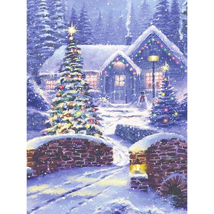 Christmas-Full Round Diamond Painting-30x40cm