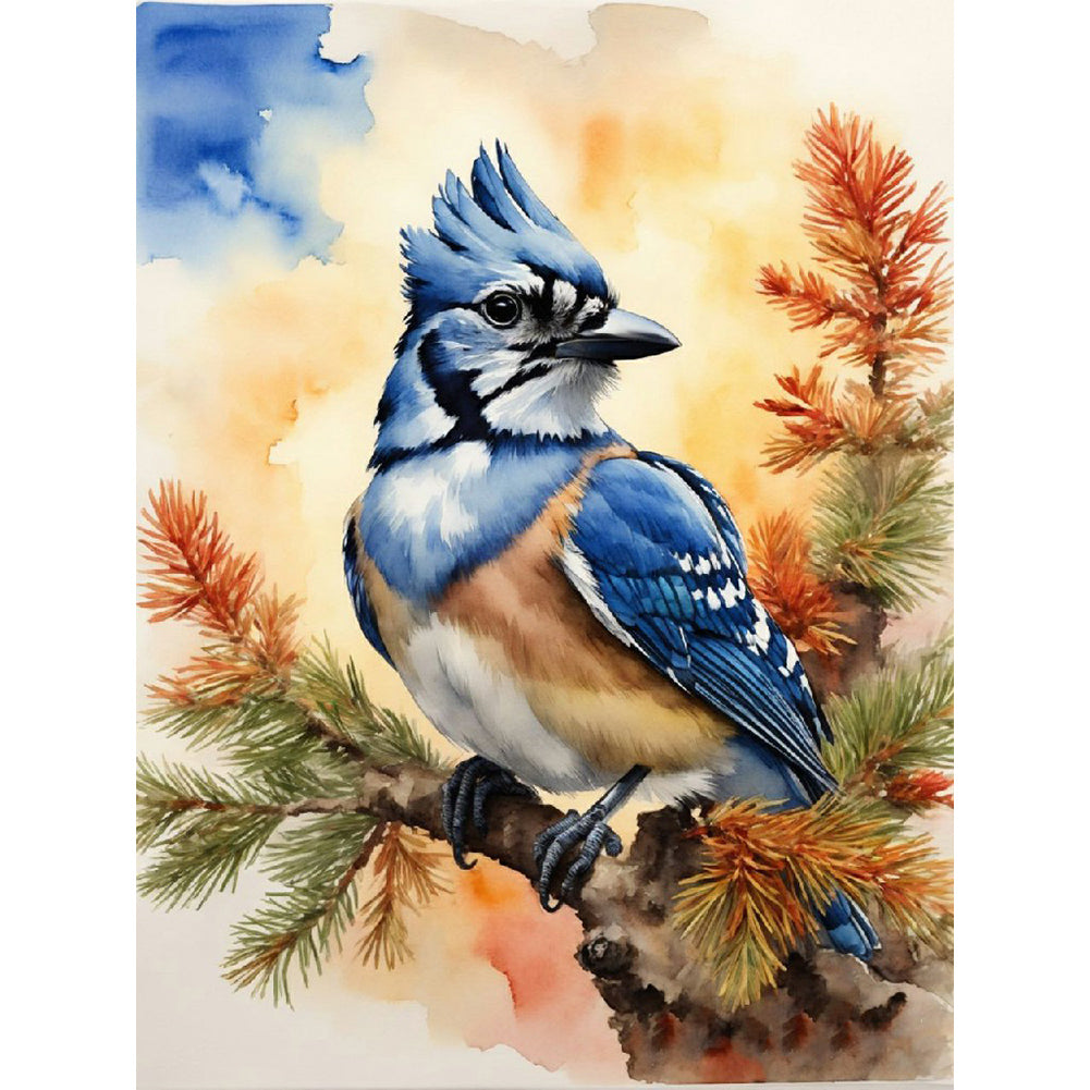 Forest Animals-Full Round Diamond Painting-30x40cm