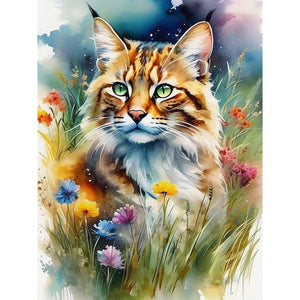 Forest Animals-Full Round Diamond Painting-30x40cm