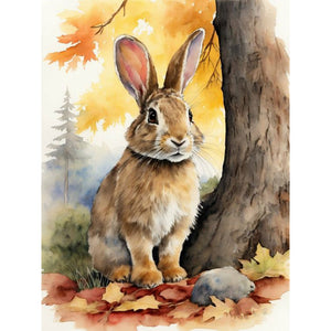 Forest Animals-Full Round Diamond Painting-30x40cm