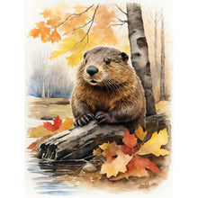 Load image into Gallery viewer, Forest Animals-Full Round Diamond Painting-30x40cm
