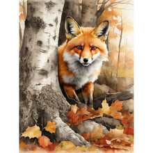 Load image into Gallery viewer, Forest Animals-Full Round Diamond Painting-30x40cm
