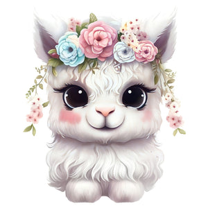 Flower Animals-Full Round Diamond Painting-30x30cm