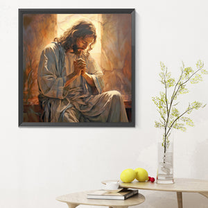 Jesus-Full Round Diamond Painting-30x30cm