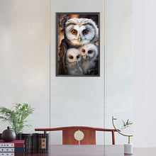 Load image into Gallery viewer, Owl-Full Round Diamond Painting-30x45cm
