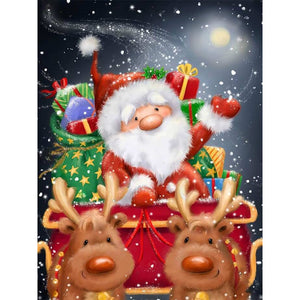 Christmas-Full Round Diamond Painting-30x40cm