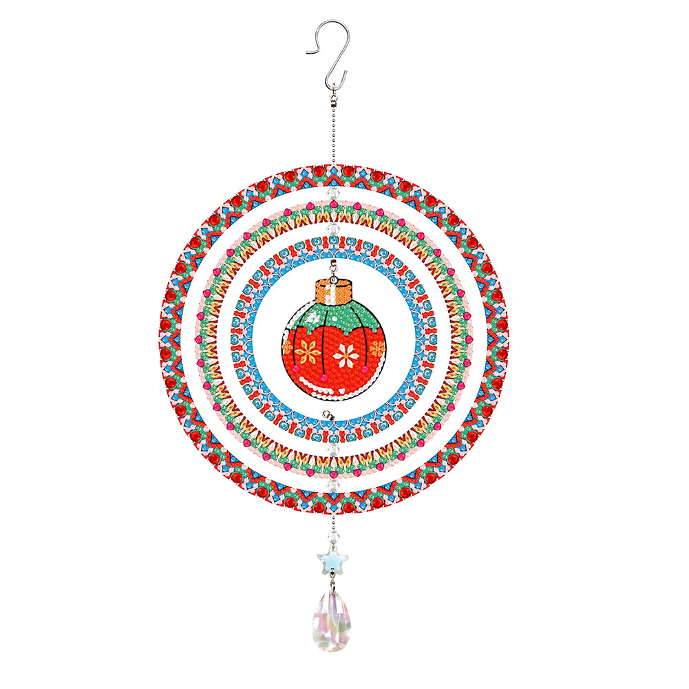 Hummingbird Christmas-Suncatcher Diamond Pendant