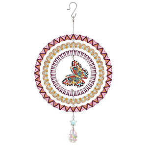 Hummingbird Christmas-Suncatcher Diamond Pendant