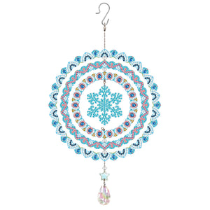 Hummingbird Christmas-Suncatcher Diamond Pendant