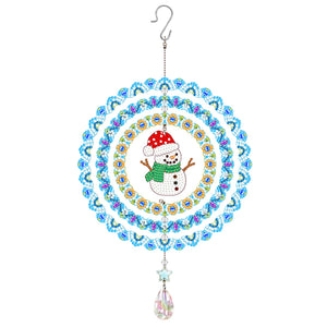 Hummingbird Christmas-Suncatcher Diamond Pendant