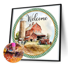 Load image into Gallery viewer, Farm Country-Full Round Diamond Painting-30x30cm
